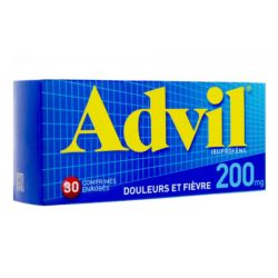 Advil 200mg 30 comprimés - Ibuprofène