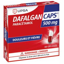 Dafalgan Caps 500mg 16 gélules - Paracétamol