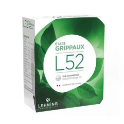 Lehning L52 États Grippaux - 100 Comprimés Orodispersibles
