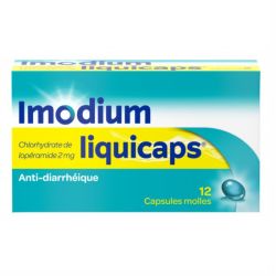 Imodium Liquicaps 12 capsules - Lopéramide