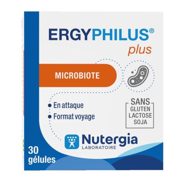 Nutergia Ergyphilus® Plus Probiotiques - 30 Gélules